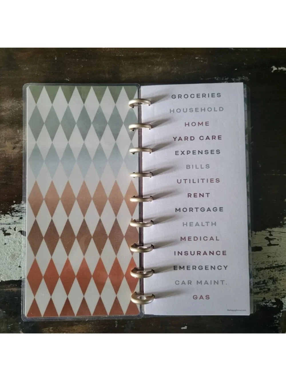 Happy Planner Skinny Classic Budget Tracker Bundle With Cash Envelopes & Inserts